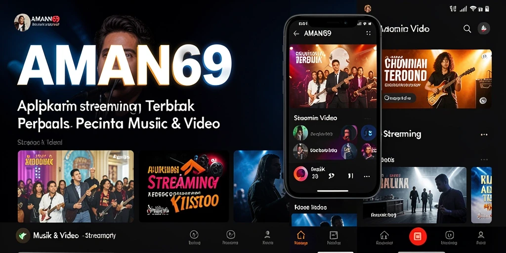 Tampilan antarmuka AMAN69 yang menarik untuk pengalaman Streaming Video.