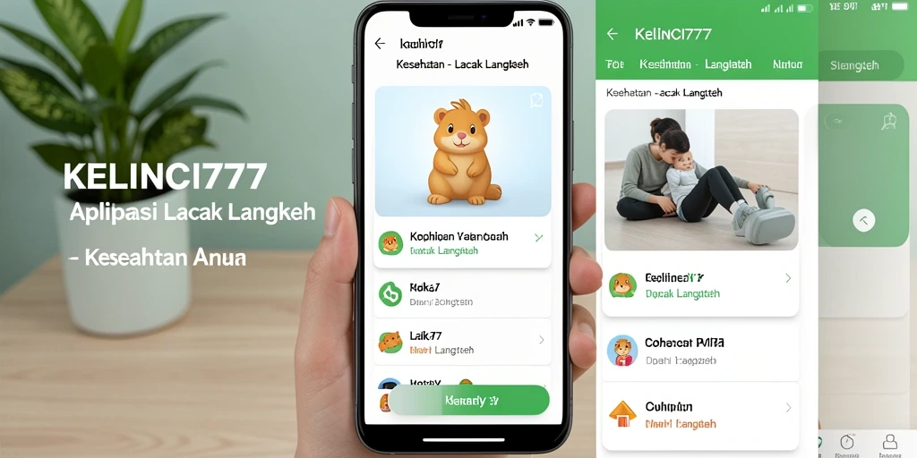Tampilan antarmuka KELINCI777 yang sederhana dan informatif.