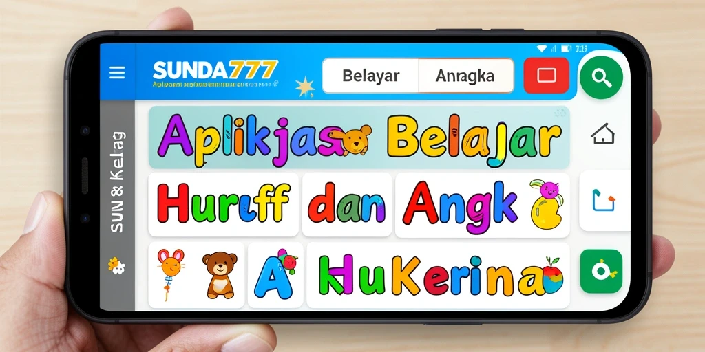 Tampilan antarmuka SUNDA777 yang menarik dan edukatif untuk anak.