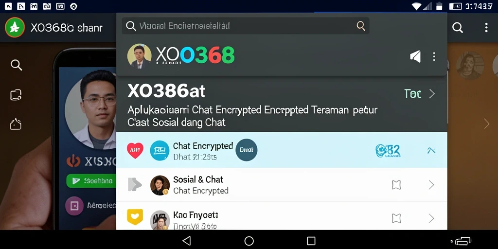 Tampilan antarmuka utama aplikasi XO368 yang modern dan ramah pengguna.